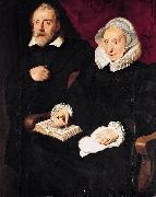 Cornelis de Vos, Portrait of Elisabeth Mertens and Her Late Husband